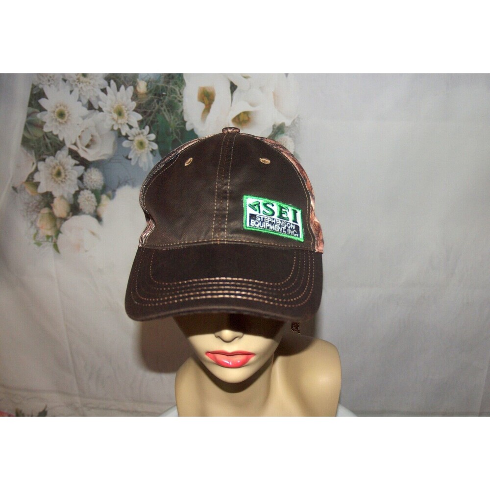 NEW SEI Camouflage Embroidered Adjustable Strap back Hat/Cap Camo Unisex Adult